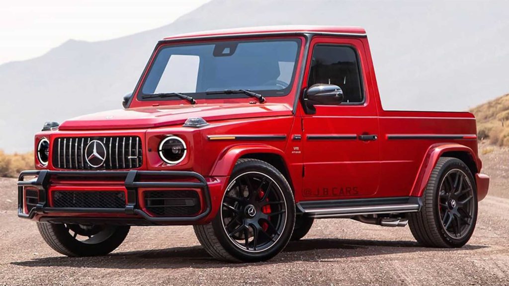 Mercedes klasy G w wersji pick up jako następca klasy X?