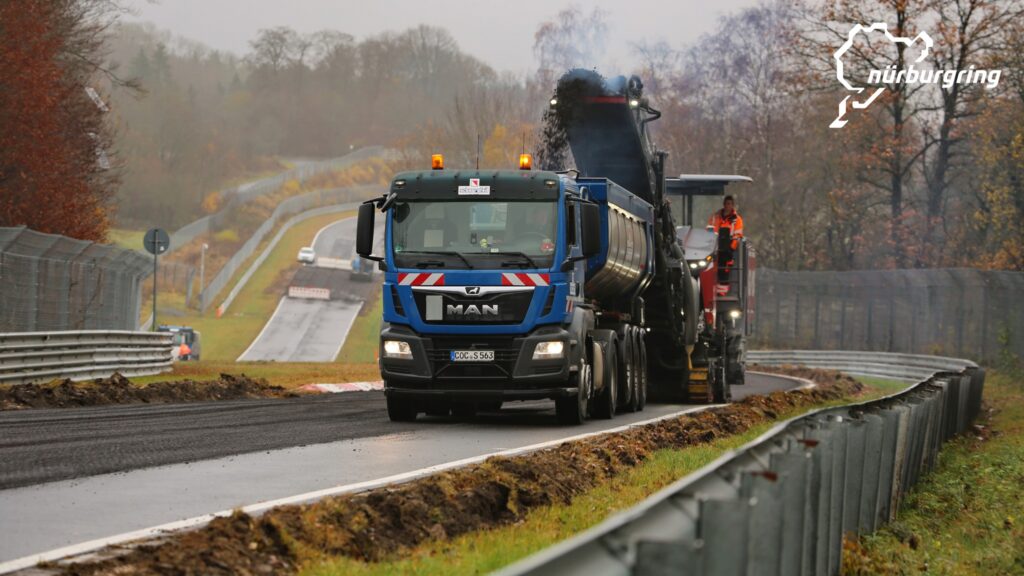 Nurburgring Nordschleife z pracami remontowymi – 2,5 km nowego asfaltu