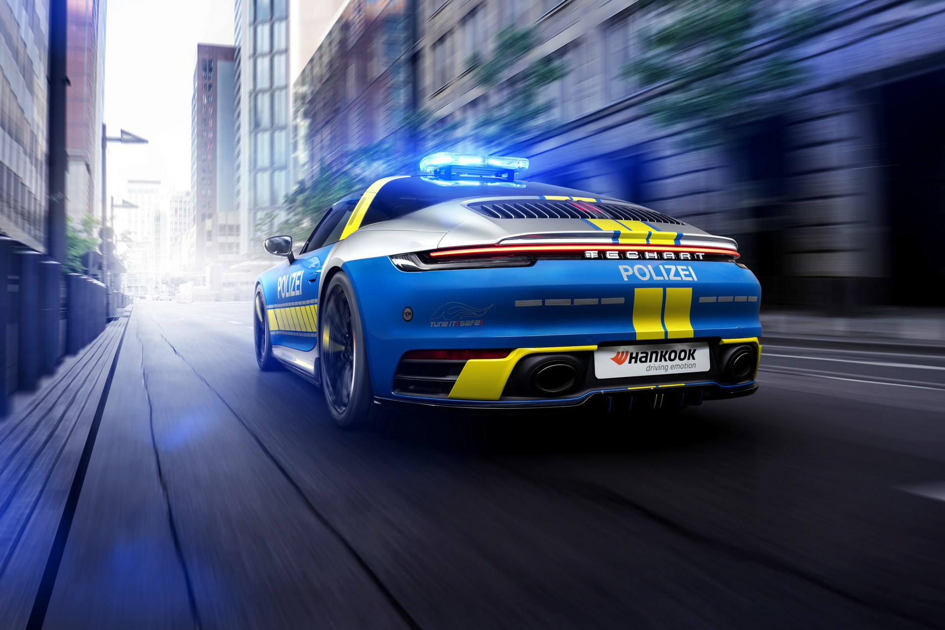 Policyjne Porsche 911 w wersji Targa? TechArt pokazuje, że to możliwe