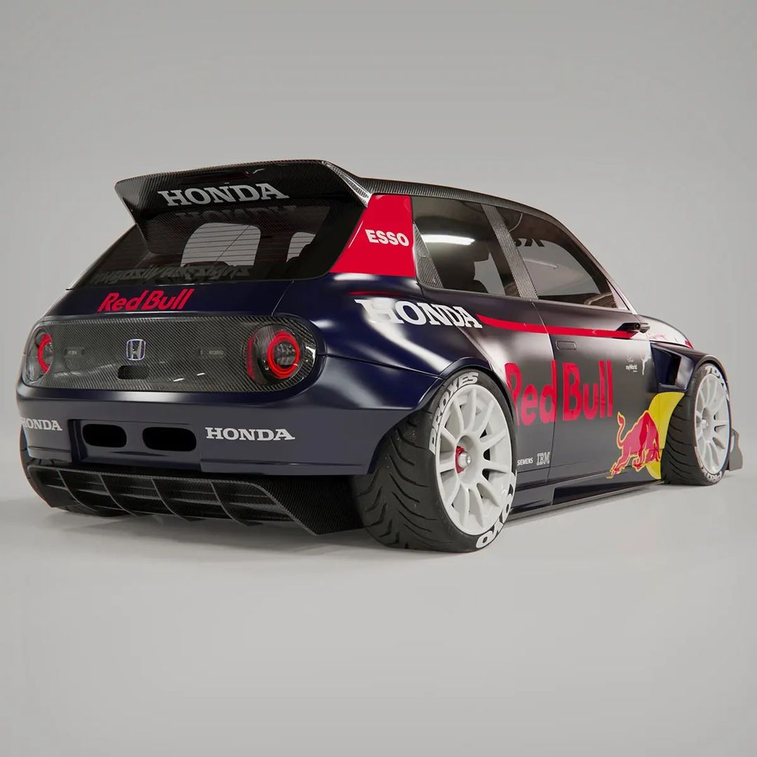 Honda e w barwach Red Bulla to projekt graficzny, który trafi do produkcji