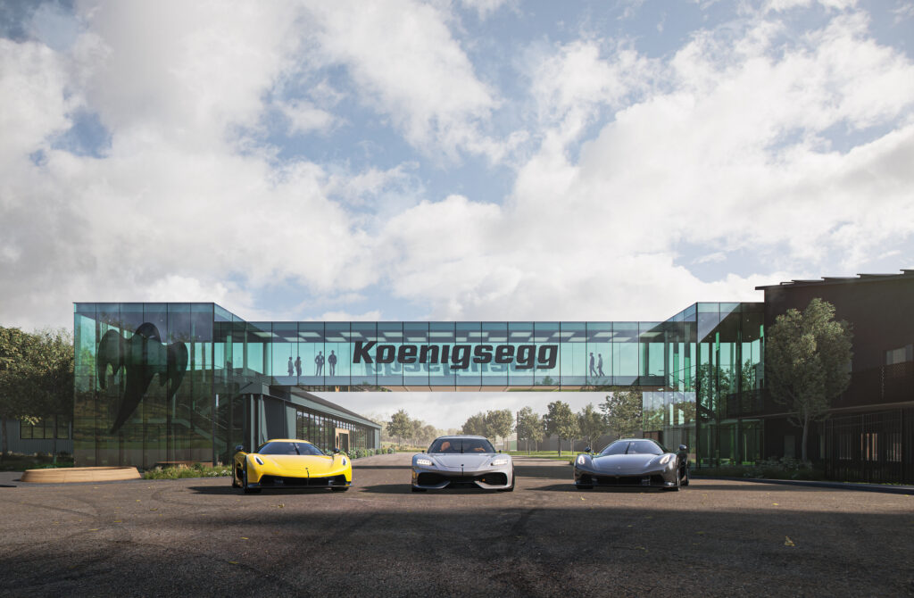 Koenigsegg rozbuduje swoją siedzibę – w tym nowa fabryka i tor