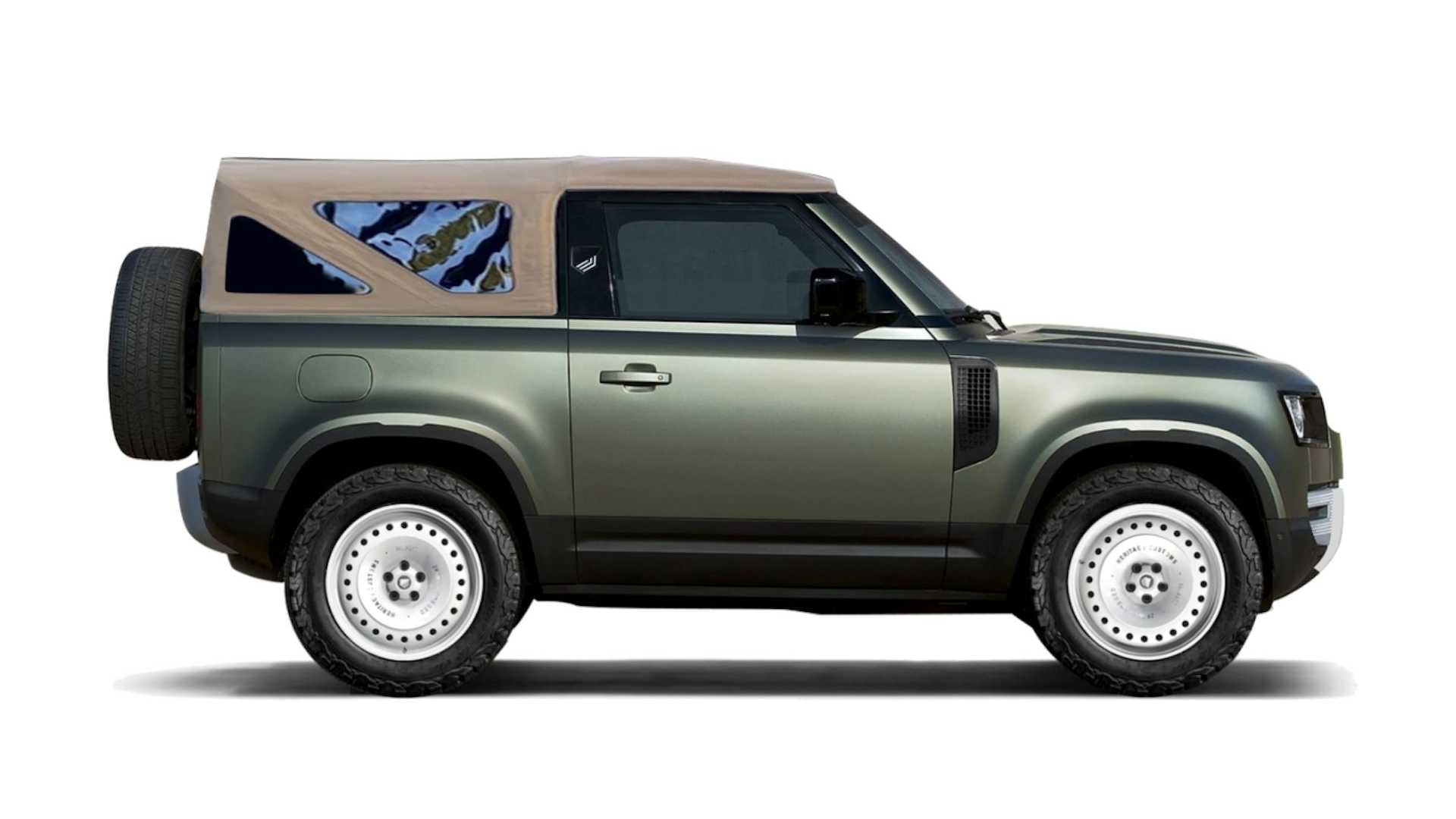 Nowy Land Rover Defender w wersji cabrio - 5 sztuk od Heritage Customs