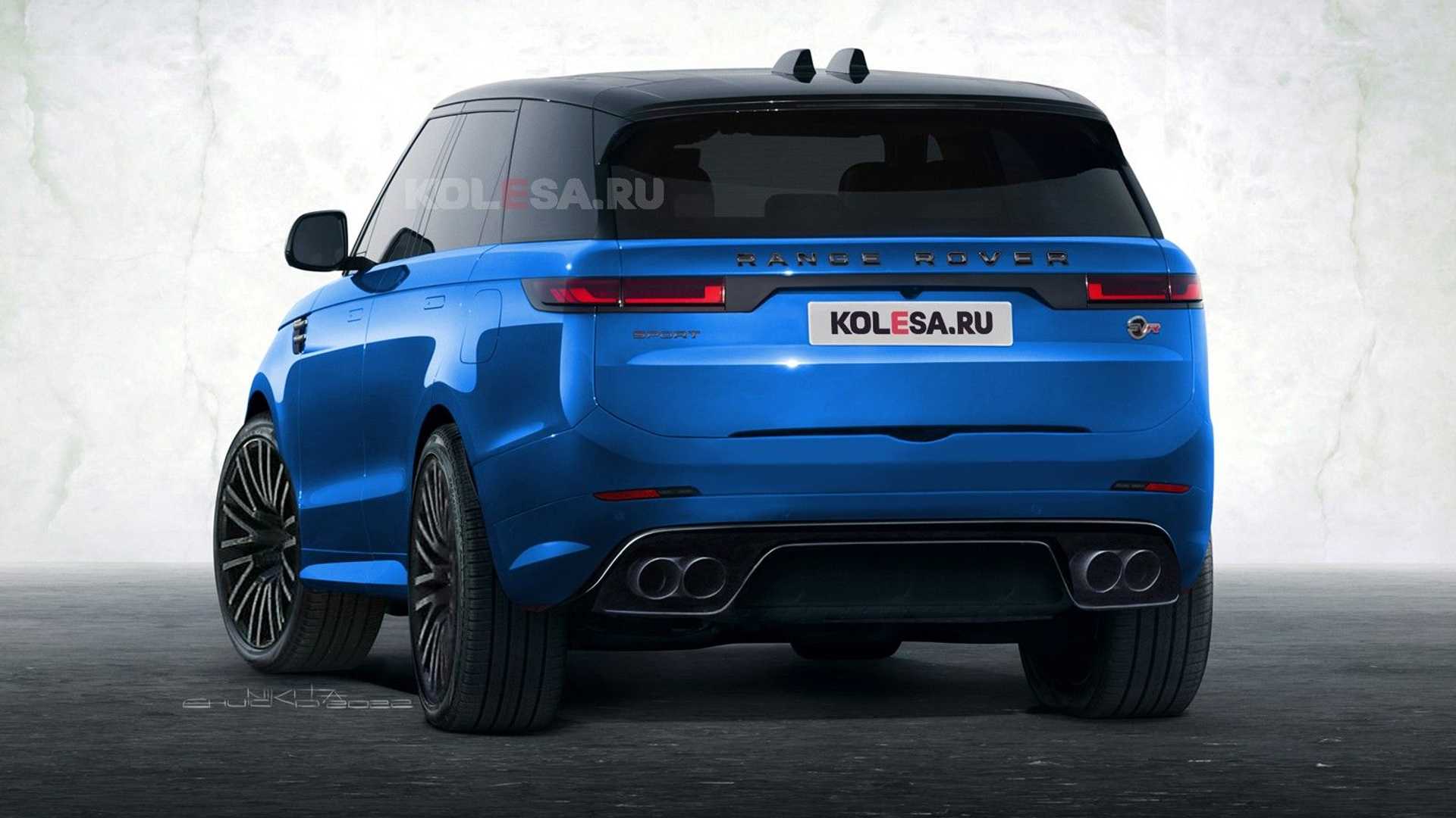 Range Rover Sport SVR render nowej generacji sportowej odmiany