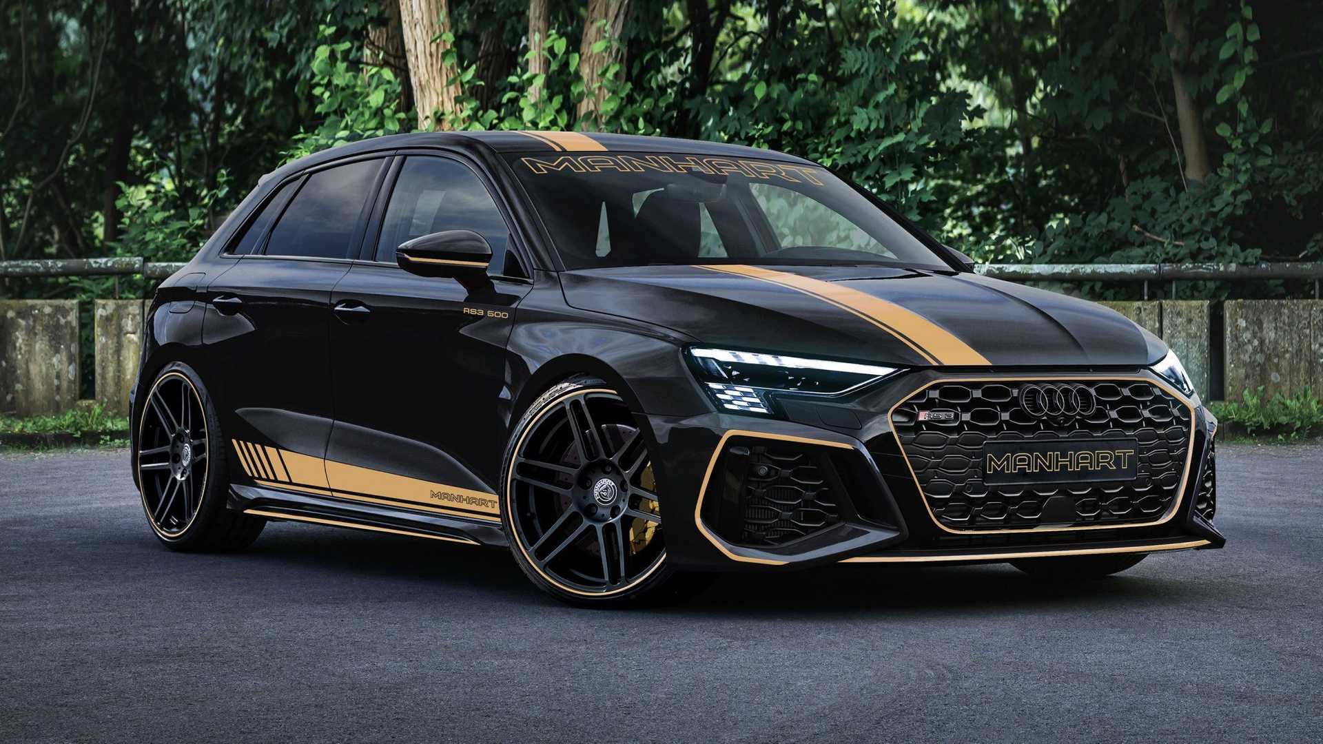 Audi RS3 po tuningu firmy Manhart - większa moc i agresywna stylistyka
