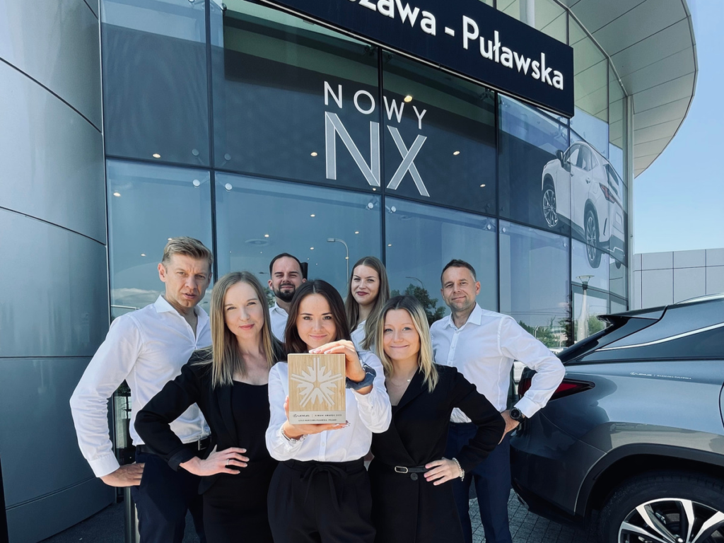 Lexus Warszawa Puławska z prestiżową nagrodą KIWAMI 2022