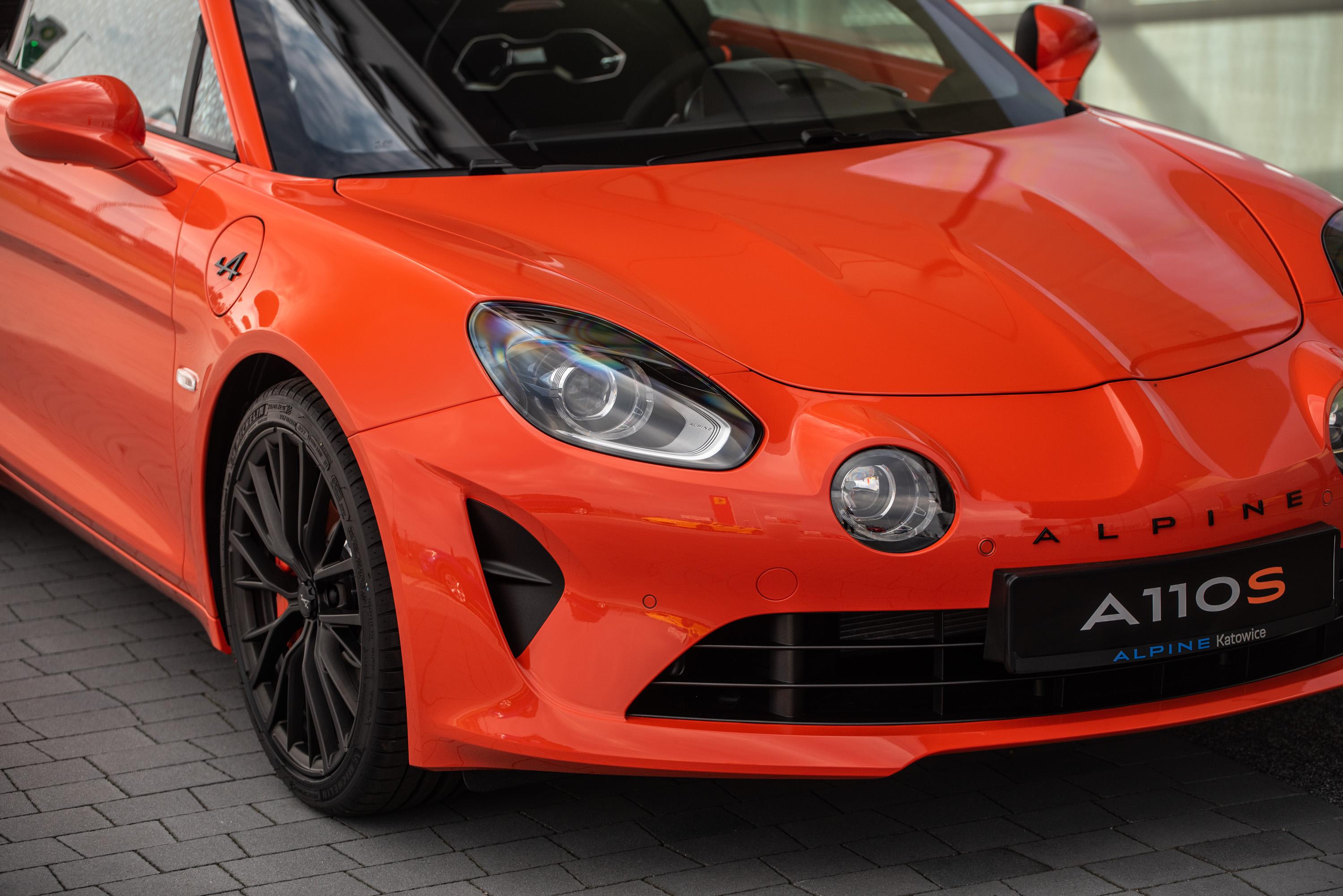 Alpine A110 S Heritage – Orange Sanguine 2021 – Solido 1/18 – Miniature Neuve